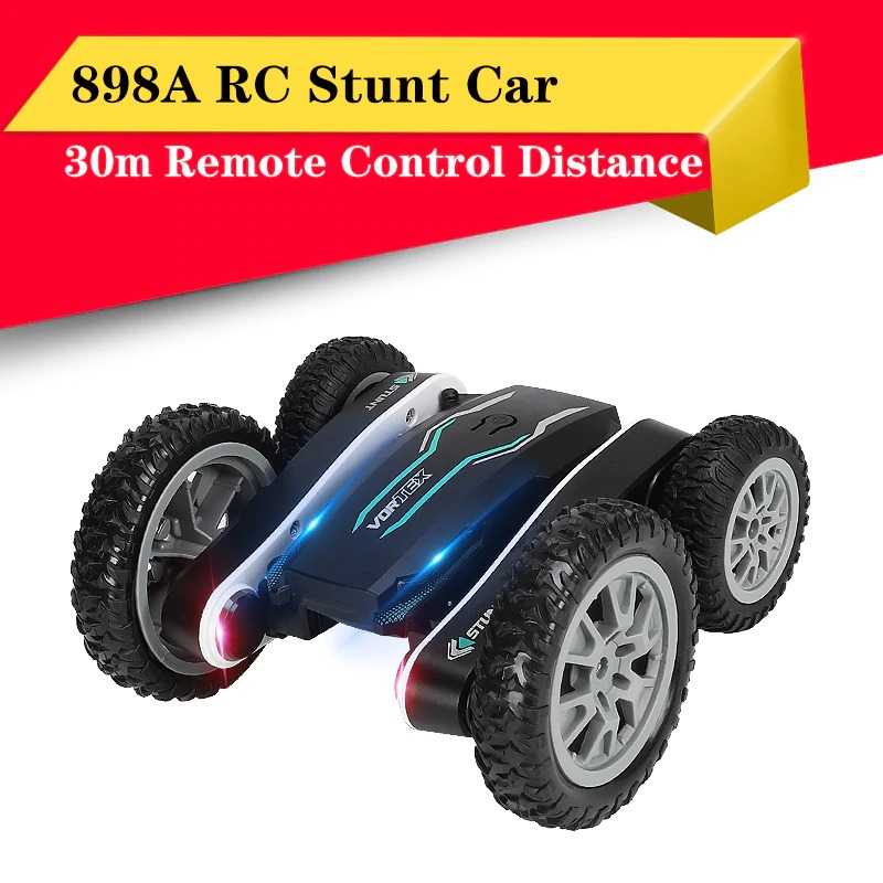Jual HC- Vortex Remote Control Stunt Car LED 360 Degree Flip 4WD 2.4G ...