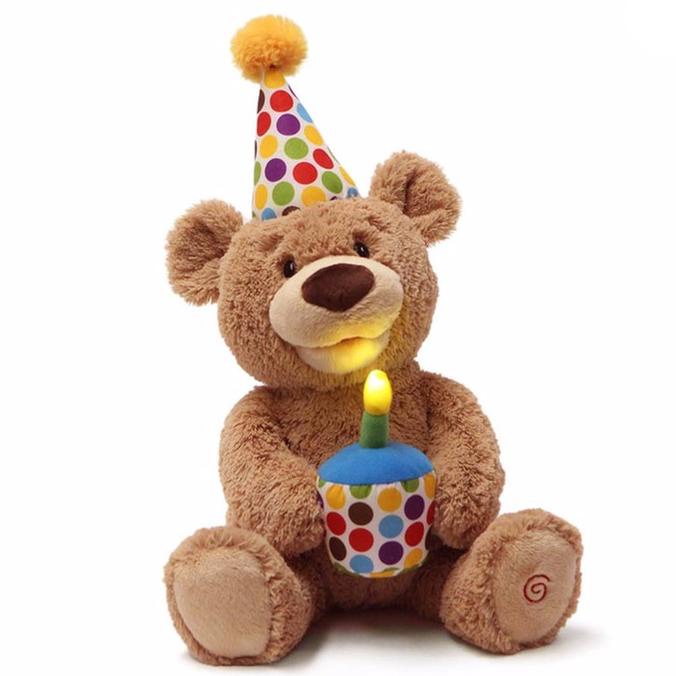 Jual Gund Happy Birthday Animated Teddy Bear With Light Up Candle ...