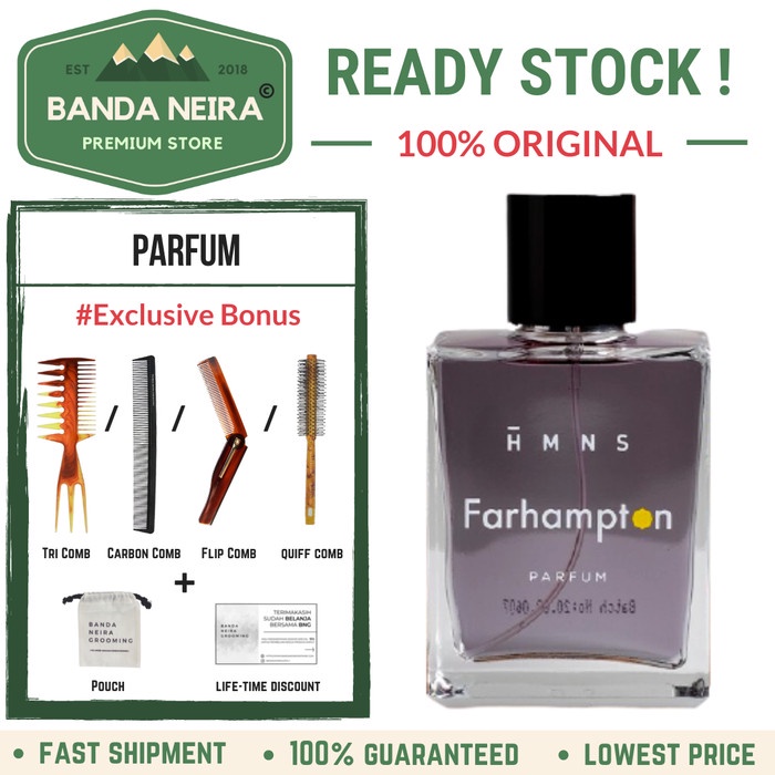 Jual HMNS Farhampton Extrait de Parfum / Perfume - TEXTURE COMB ...