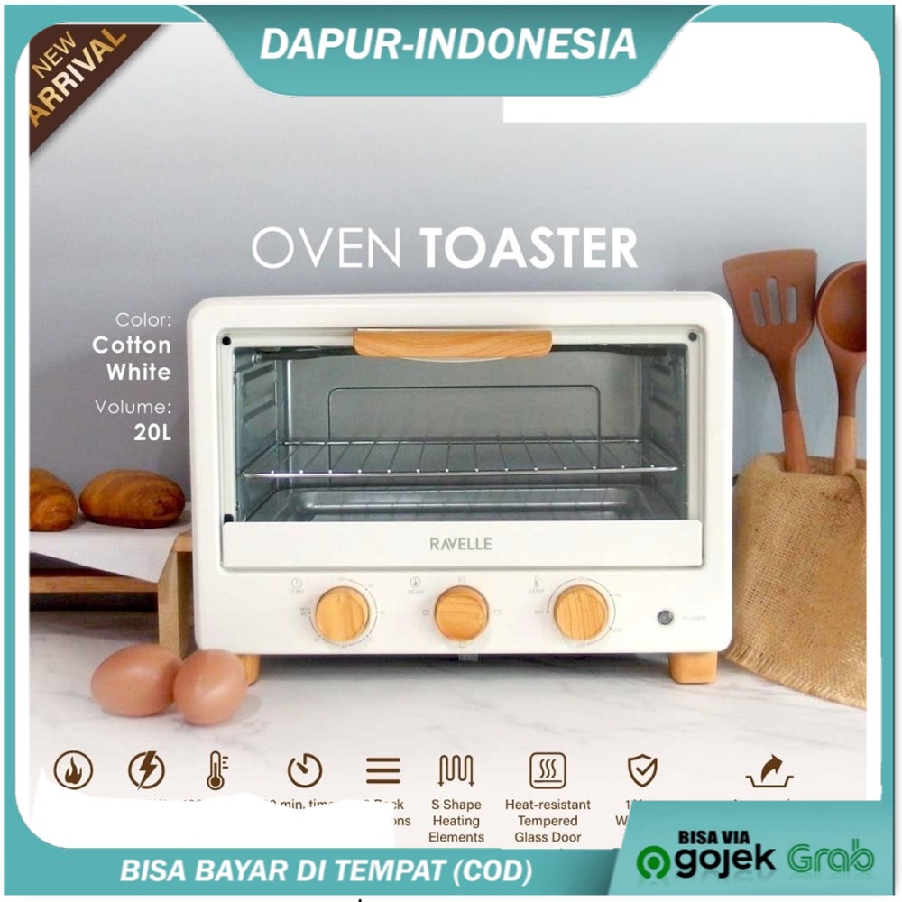 Jual Ravelle Oven Listrik Toaster 20 Liter Korean Oven Toaster Design ...