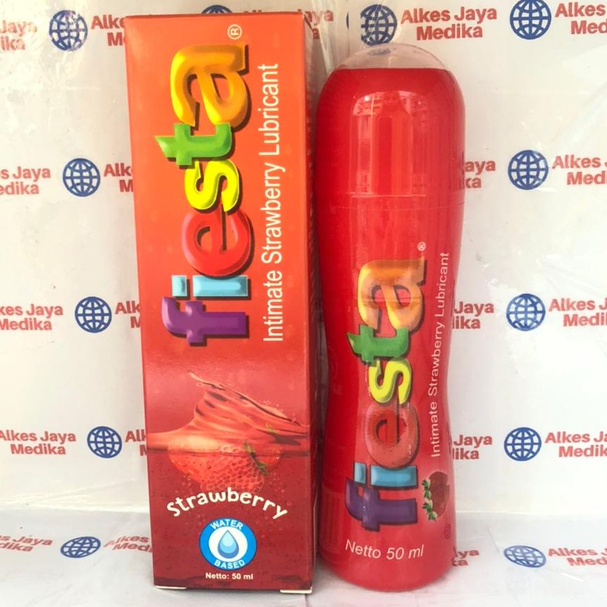 Jual Fiesta Intimate Lubricant Strawberry 50 Ml Shopee Indonesia 8100