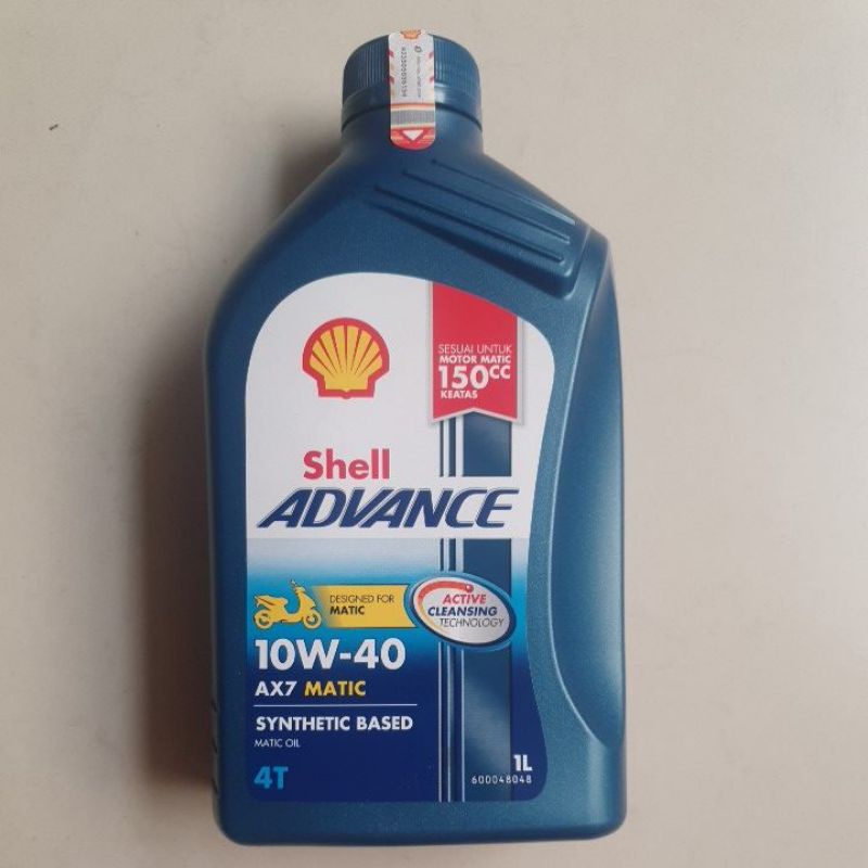 Jual Oli Shell AX7 Matic 1L 10 40 ASLI | Shopee Indonesia
