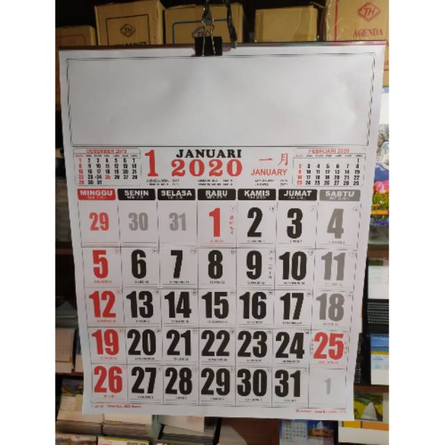 Jual KALENDER KERJA JUMBO 2020 | Shopee Indonesia