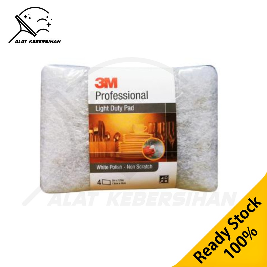 Jual 3M scotch brite Putih / White Polish (sponge/sabut cuci piring ...
