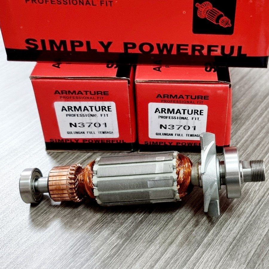Jual ARMATURE ANGKER MESIN TRIMMER N3701 MAKITA DAN TIPE N3701 | Shopee ...