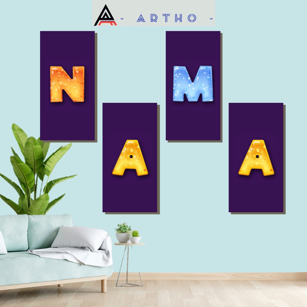 Jual Artho Hiasan Dinding Alphabet X Hiasan Kamar