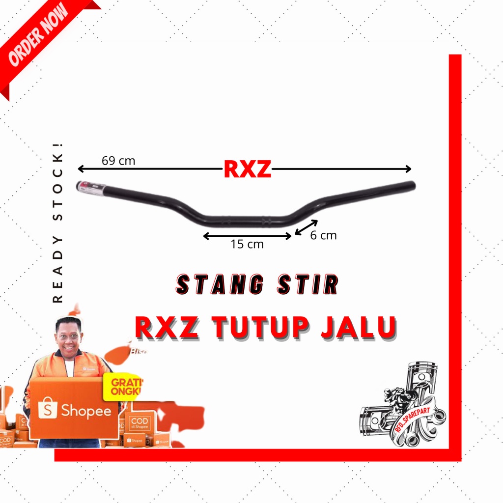 Jual Stang Setang Motor Rzr Roadrace Balap Universal Pnp Sonic Satria Vixion New Cb R Dipasang