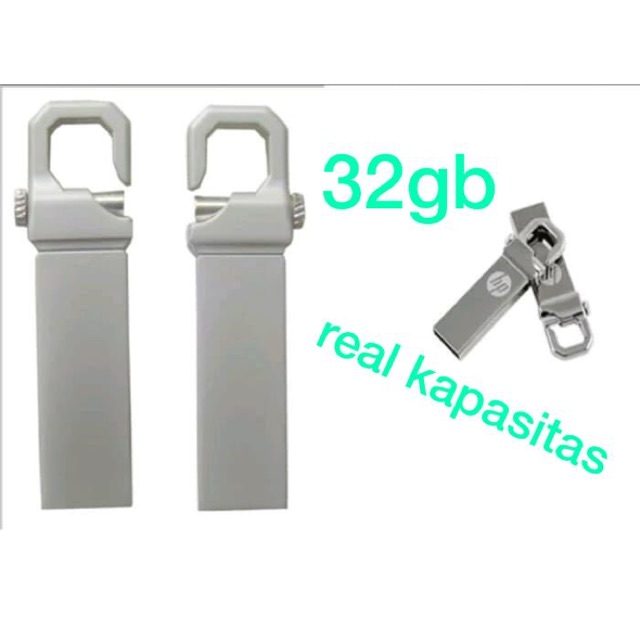 Jual flasdisk besi polos 32gb 16gb 8gb 4gb / usb metal polos 32gb ...