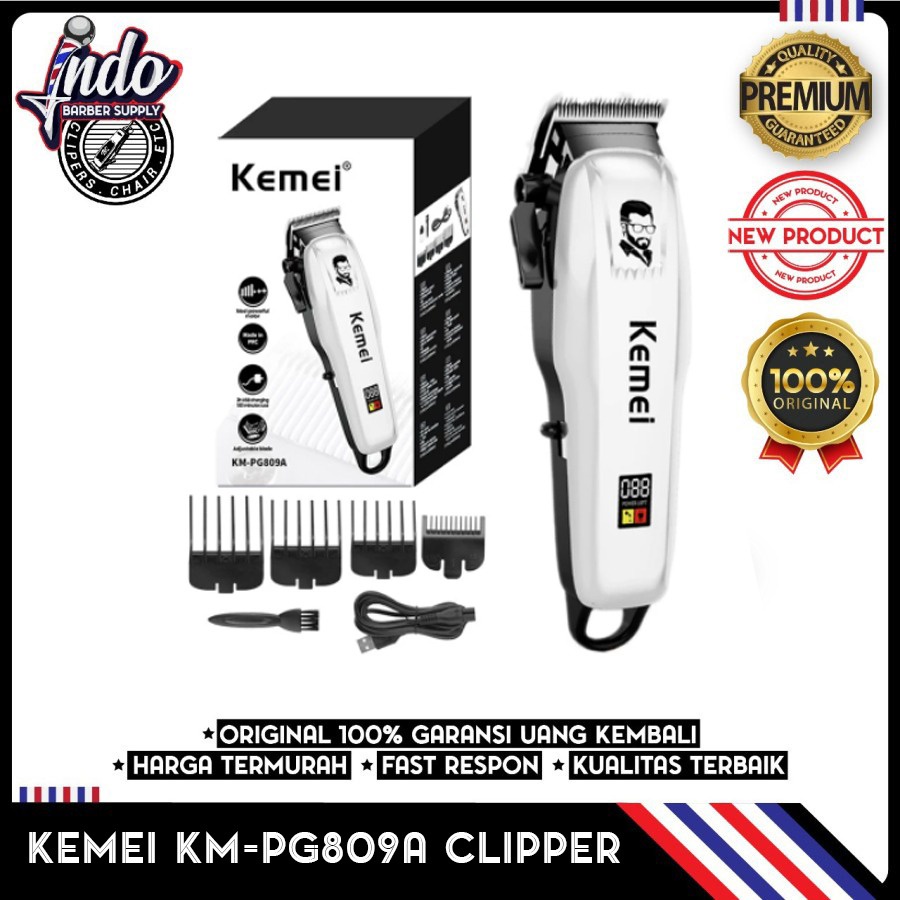 Jual Hair Clipper Kemei 809a Alat Mesin Cukur Rambut Original Km 809a Shopee Indonesia 