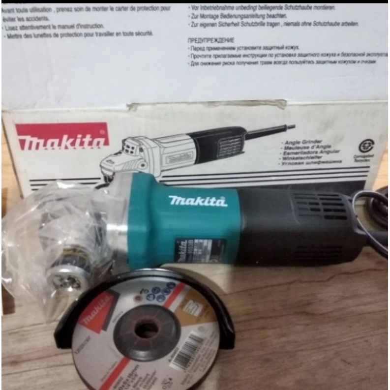 Jual Mesin Gerinda Makita 9553B 100mm 4inch | Shopee Indonesia