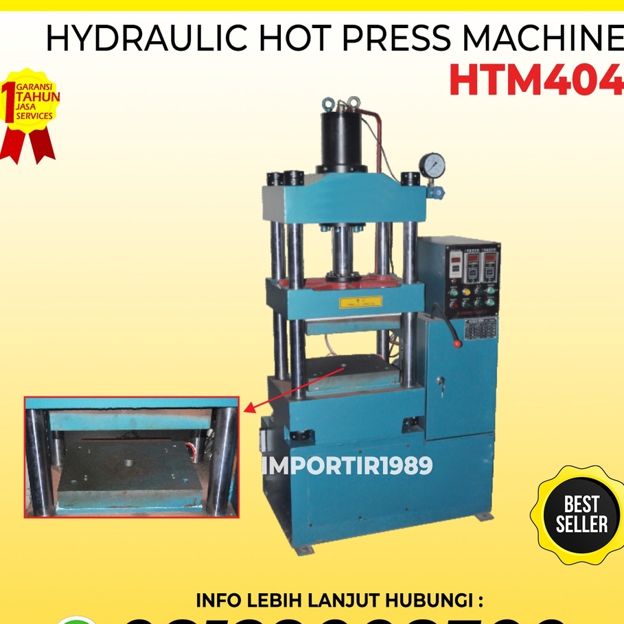 Jual Mesin Pres Hidrolik 40Ton Hydraulic Press Machine HTM404 | Shopee ...