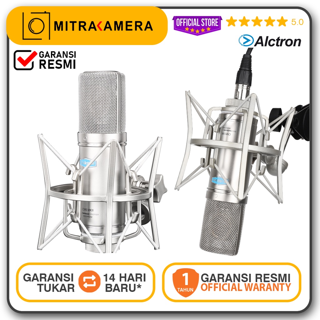 Jual Alctron CM6 MKII Large Diaphragm FET Condenser Mic | Shopee Indonesia