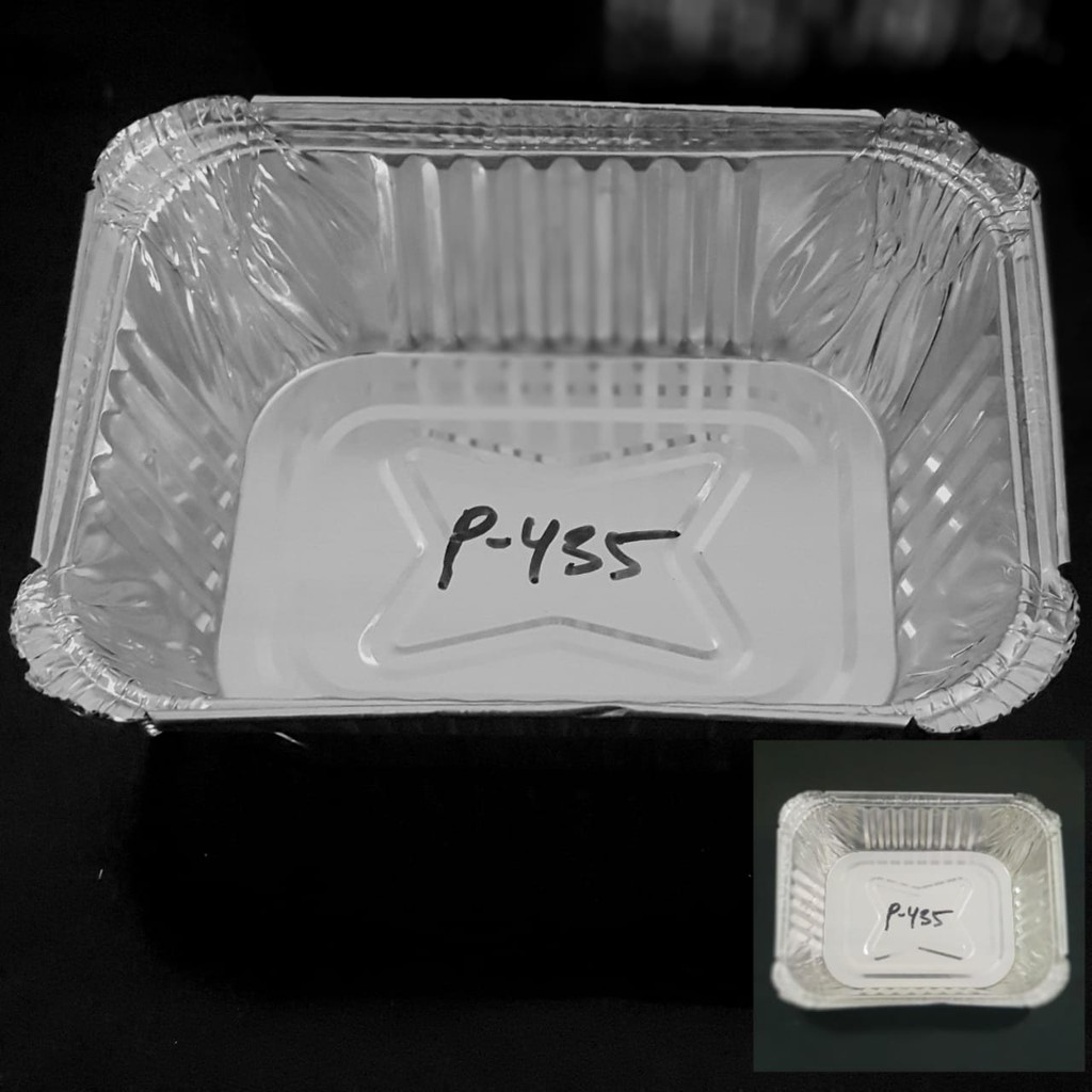 Jual ALUMUNIUM FOIL CUP KOTAK P435 KEMASAN MAKANAN FOIL TRAY P 435