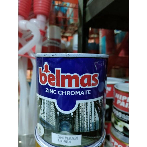 Jual CAT PAPAN TULIS BOARD DLL BELMAS ZINC CHROMATE WARNA HITAM DOFF