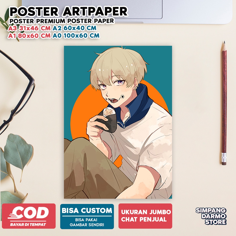 Jual TOKO POSTER DARMO STORE Poster Inumaki Toge Jujutsu Kaizen Anime