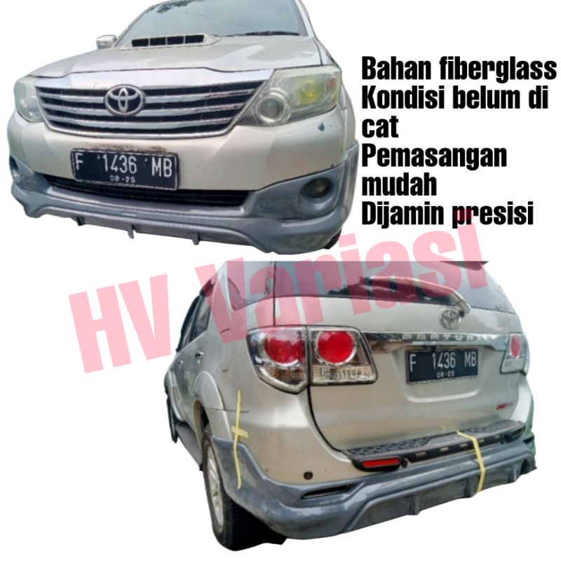 Jual Bodykit Fortuner Body Kit Grand Fortuner Trd Fiber Shopee Indonesia