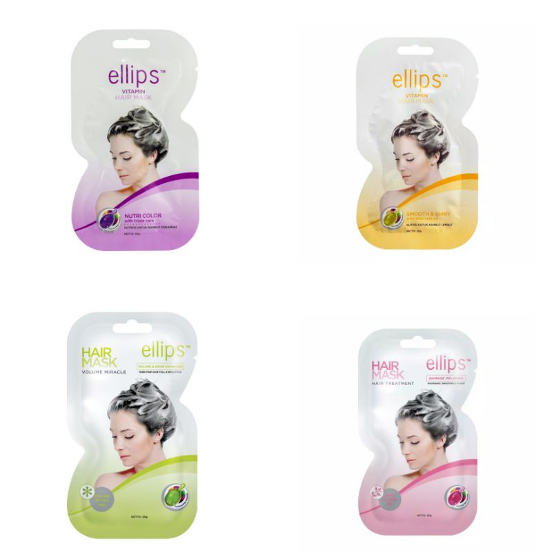 Jual ELLIPS Vitamin Hair Mask 20g | Shopee Indonesia