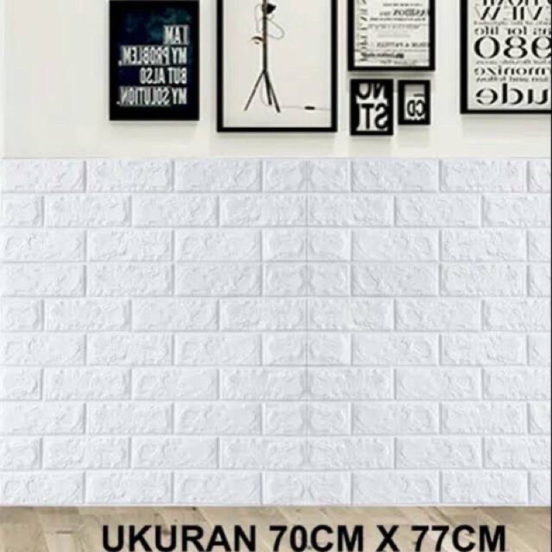 Jual [ACQ] 3D Wallpaper Dinding Foam Batu Bata Waterproof | Shopee