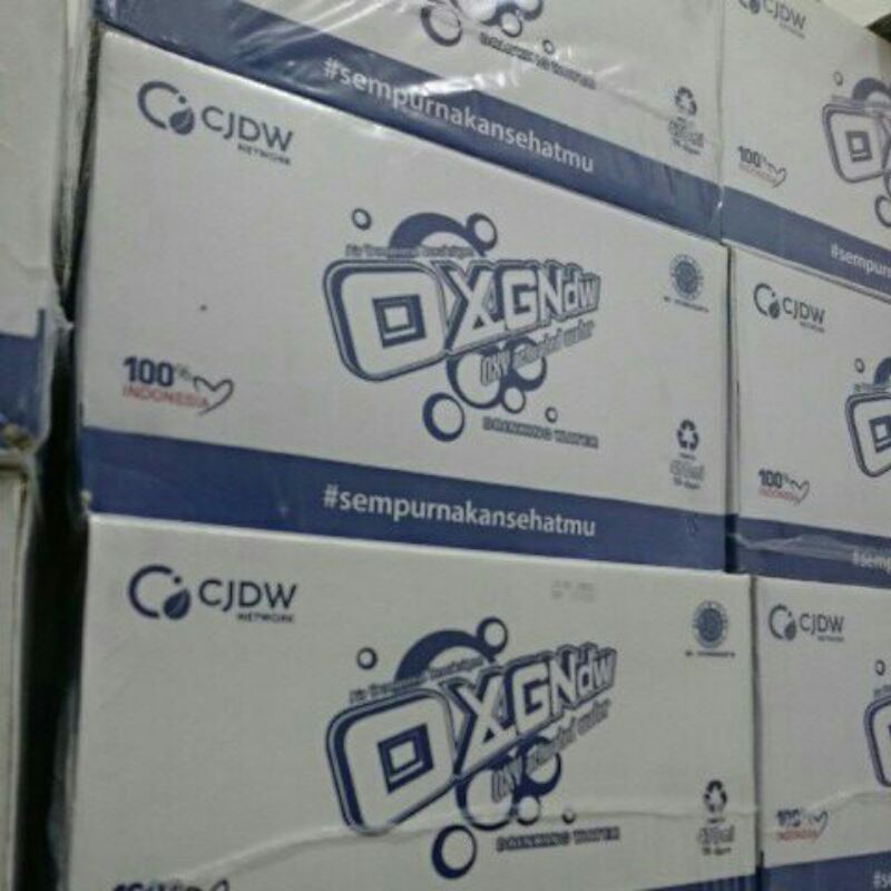 Jual Air oxy cjdw minuman kesehatan Oxygen Oxy Oksigen 1 dus isi 24 ...