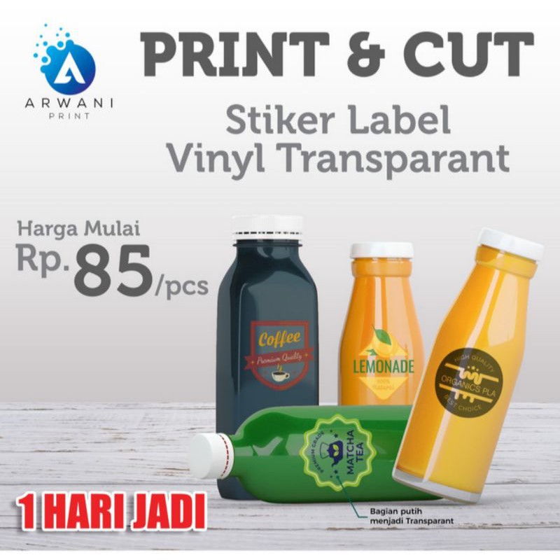 Jual Stiker Label Transparan Vinyl | Shopee Indonesia