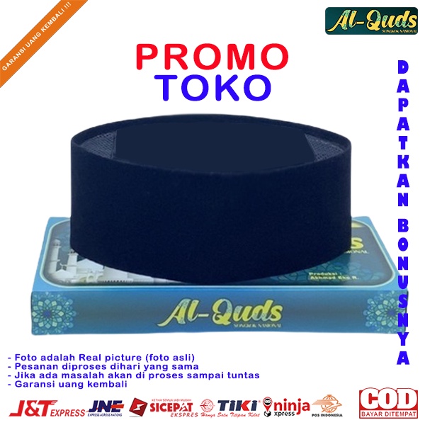 Peci, Kopeah Songkok Hitam AC Murah Anak dan Dewasa Grosir Peci Kopiah Hitam Polos AC Promo