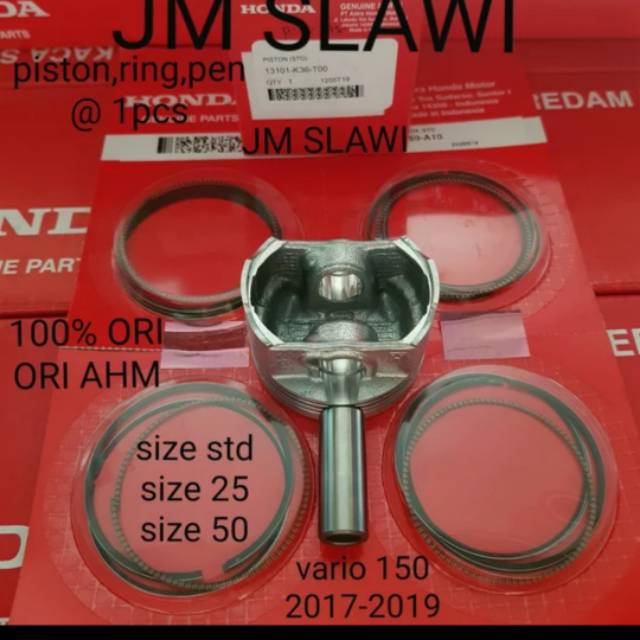 Jual Piston Kit Ring Seher Pen Seher Vario Ori Ahm Shopee Indonesia