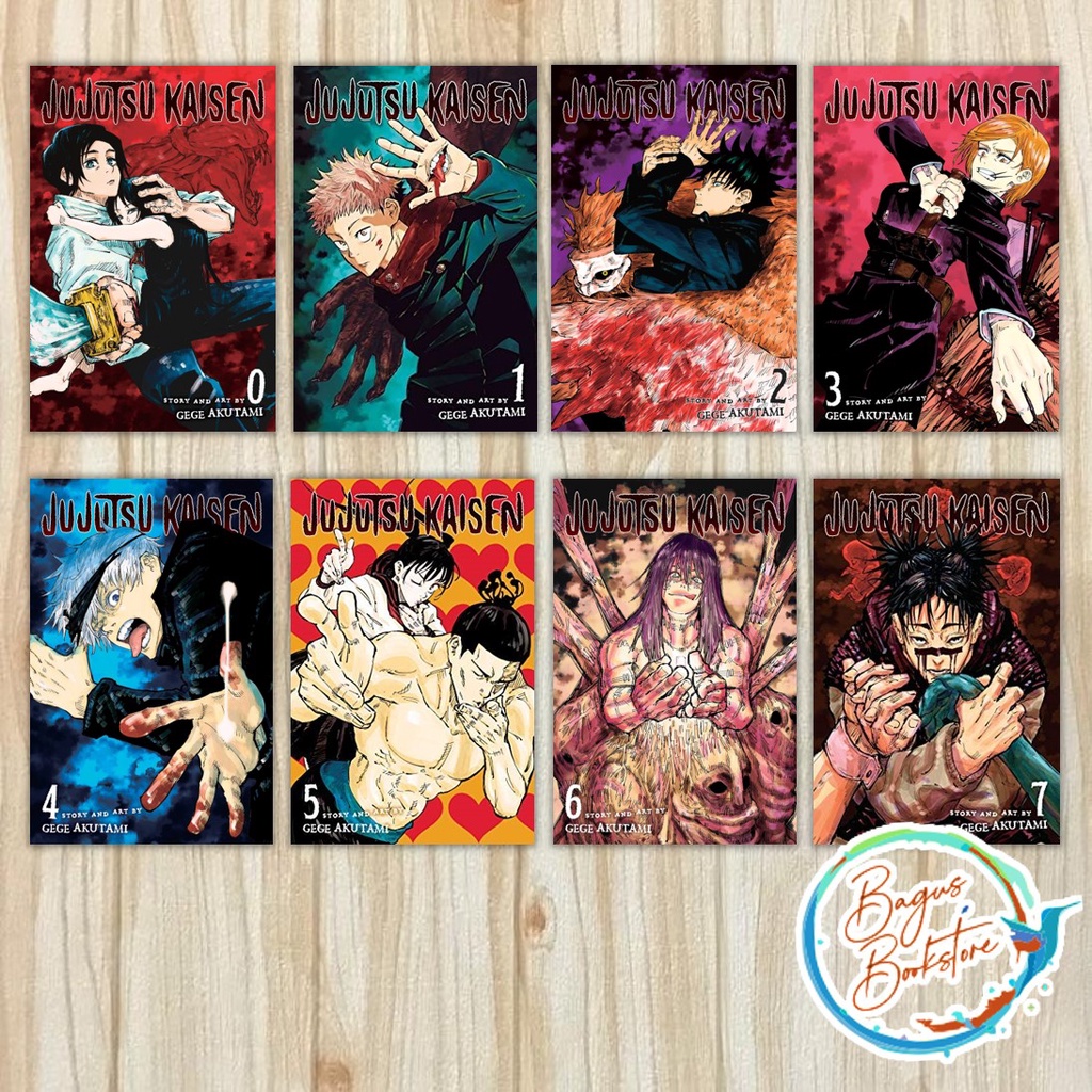 Jual (English) Jujutsu Kaisen Volumes 1-18 - Gege Akutami, Bagus ...