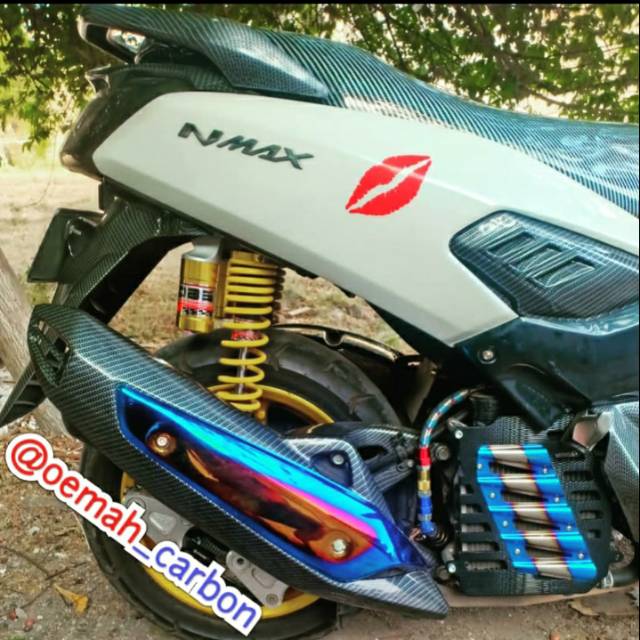 Jual TAMENG KNALPOT NMAX CUSTOM - KNALPOT NMAX CARBON & STAINLIS TWO ...