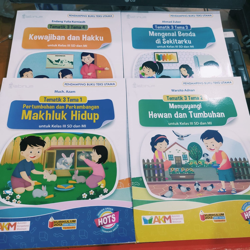 Jual TEMATIK KELAS 3 SD Tema 1 2 3 4 5 6 7 8 K13 REVISI HOTS ...