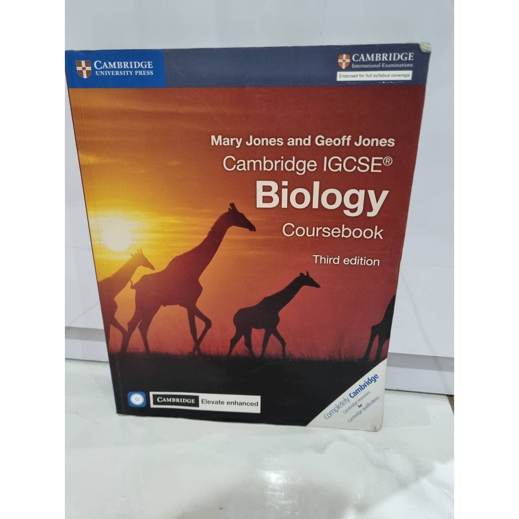 Jual Buku Biology/Biologi IGCSE Cambridge Coursebook + CD | Shopee ...