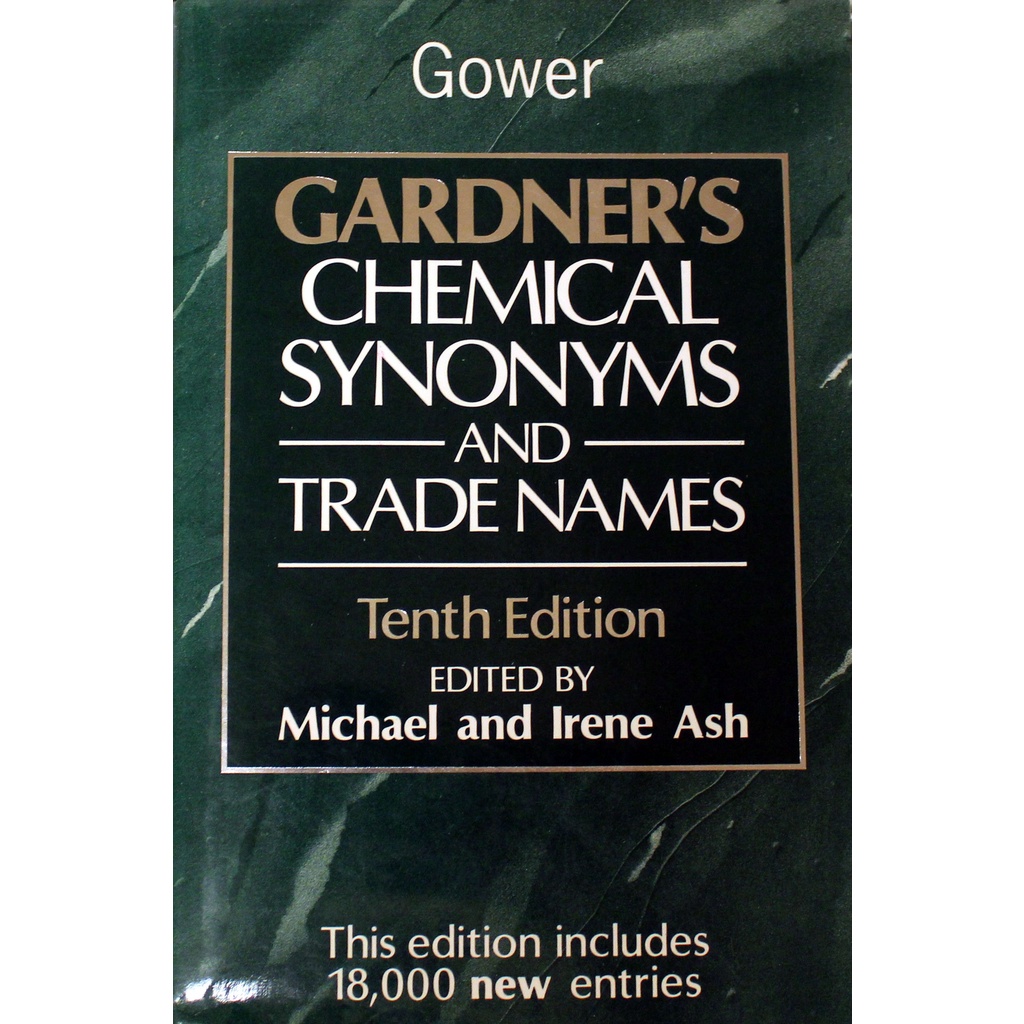 Jual Buku Gardner's Chemical Synonyms and Trade Names Tenth Edition