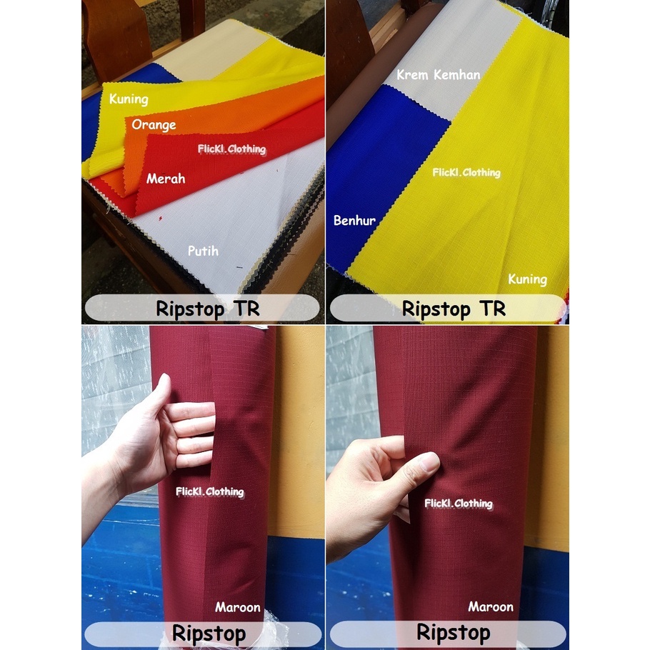 Jual Bahan Kain Ripstop TR Katun Tornado Ripstop Kotak Kotak Tornado ...