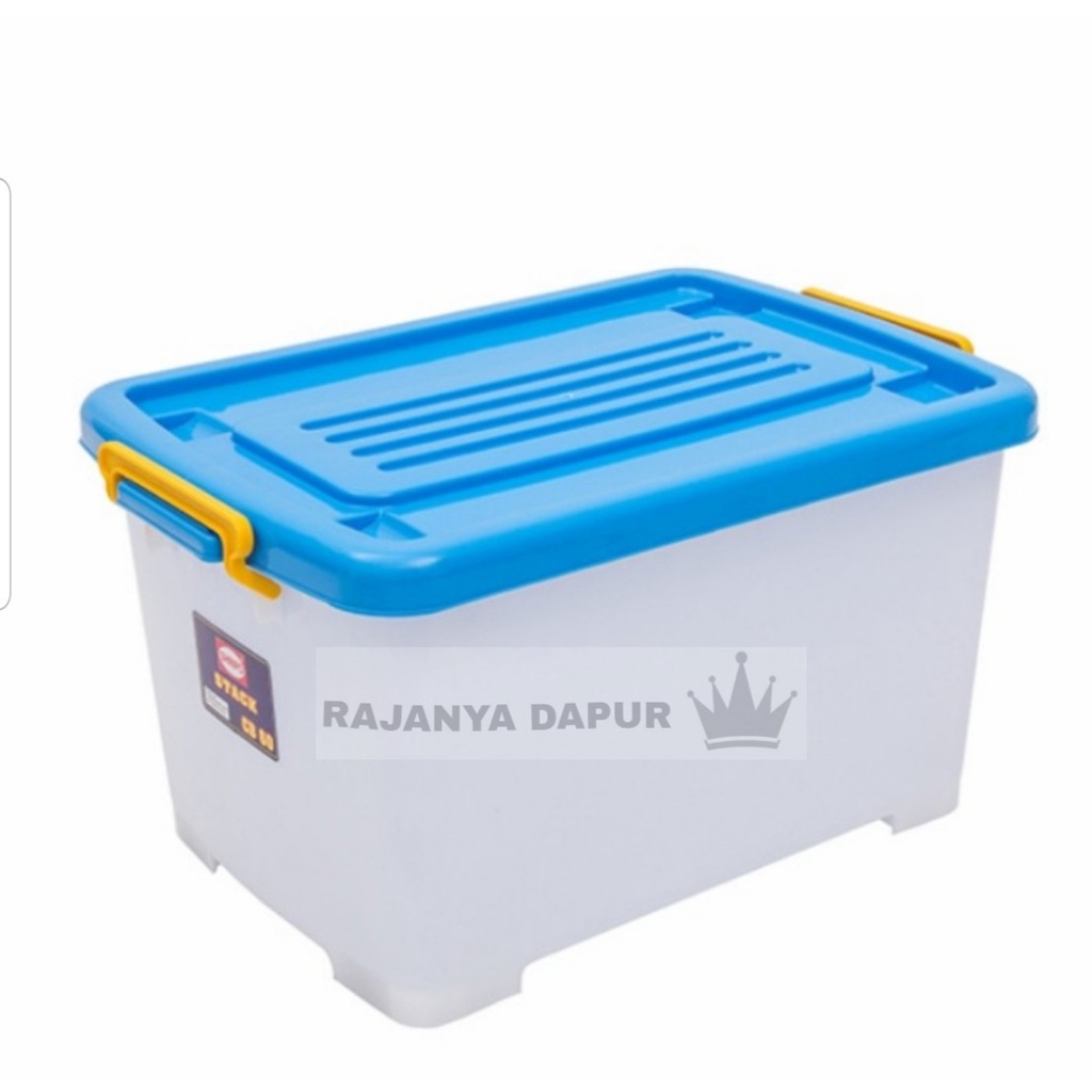Jual CONTAINER BOX SHINPOO CB 60 LITER - BOX SERBAGUNA PAKAI RODA 60 ...