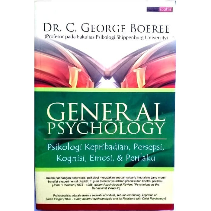 Jual Buku General Psychology Dr. George Boeree SOFT COVER