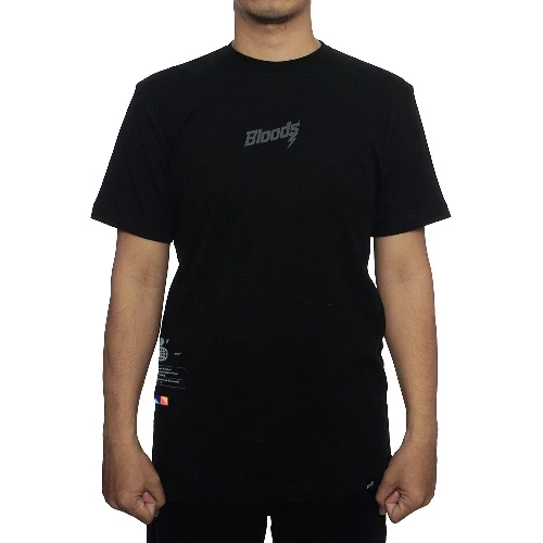 Kaos Pria Hitam Bloods Premium Cotton Combed 30s Original - kaos pria