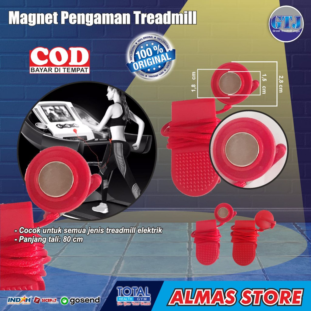 Jual Magnet Aksesoris Safety Safty Key Kunci Treadmill Universal