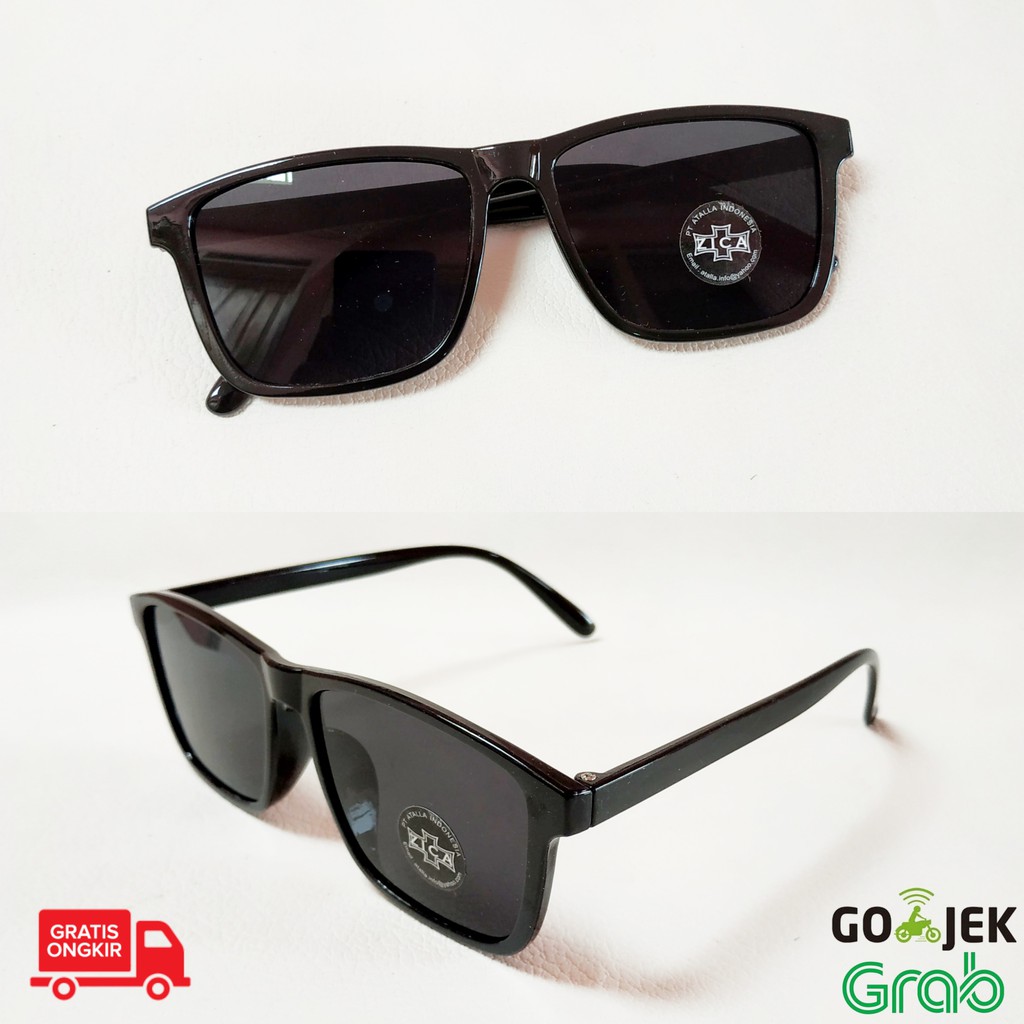 Jual kacamata sunglasses hitam flat lens Shopee Indonesia