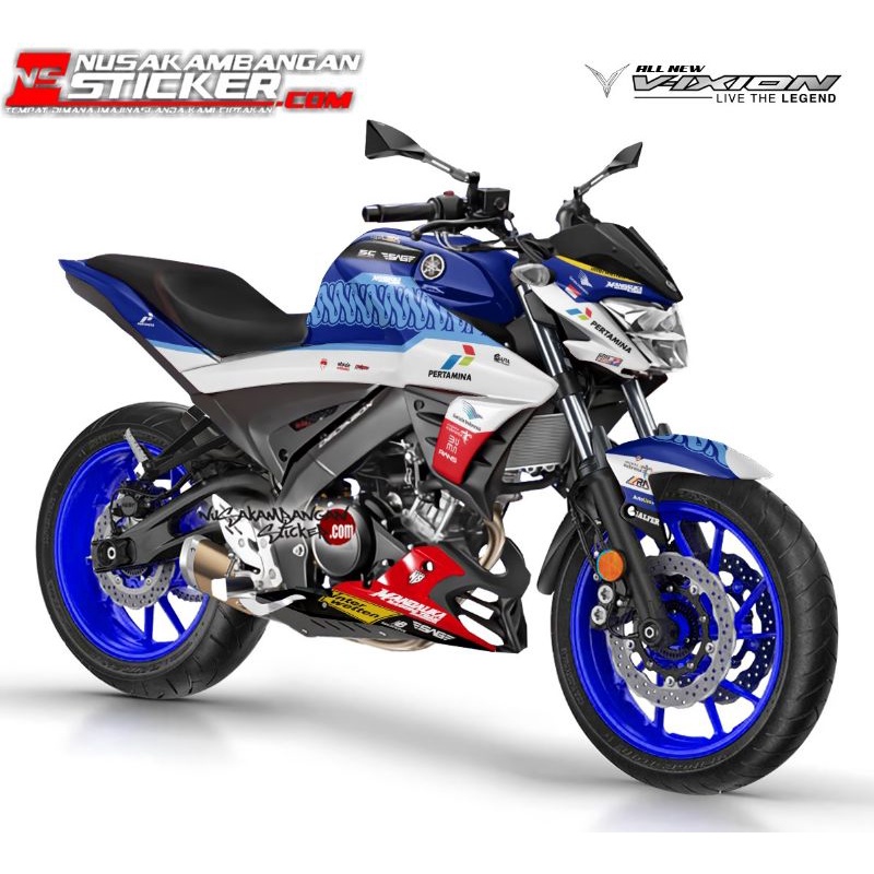 Jual Stiker Motor Yamaha V xion Full Body Desain Model Tipe Jenis ...