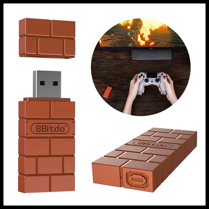 Jual 8 Bitdo USB Wireless 8BITDO Adapter Nintendo SWITCH Stik receiver ...