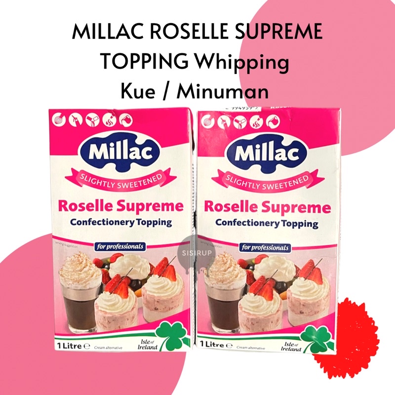 Jual ROSELLE SUPREME MILLAC / Topping Whipping Cream Milac Roselle ...