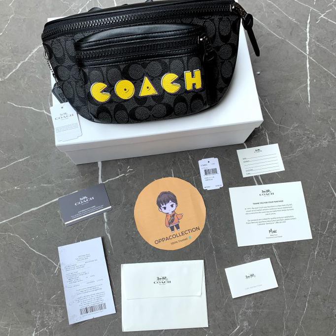 Jual PROMO WAISTBAG COACH PACMAN ORIGINAL Waist Bag Pria Shopee Indonesia