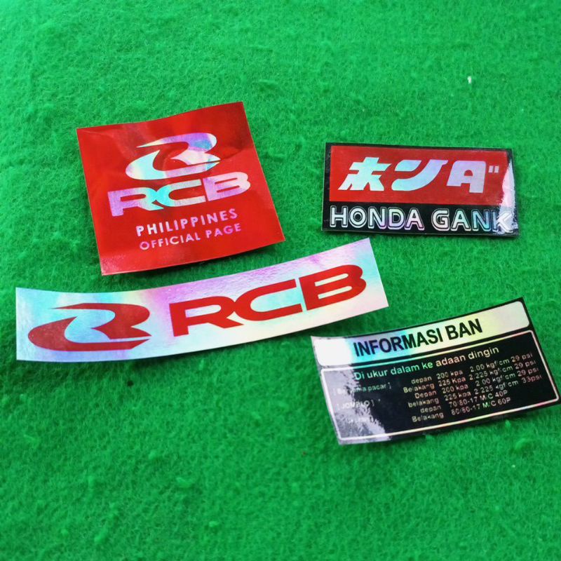 Jual Stiker Rcb Honda Gank Hologram Shopee Indonesia