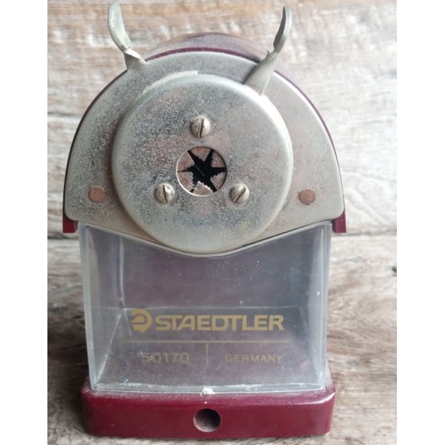 #BARANG #ANTIK #RAUTAN #PENSIL #STAEDTLER #50170 #GERMANY #1960'S #TESTED  #ROTARY #PENCIL #SHARPENER #RARE #VINTAGE #RETRO #CLASSIC #KUNO #KONDISI