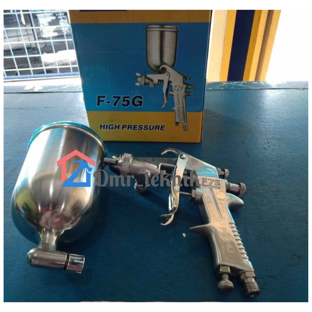 Jual Spray Gun RICHU F75 Tabung Atas 400 ML Nozzle 1,5 MM | Shopee ...