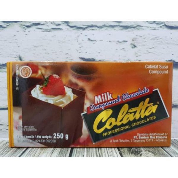 Jual Collata Milk Chocolate Compound 250gr | Shopee Indonesia