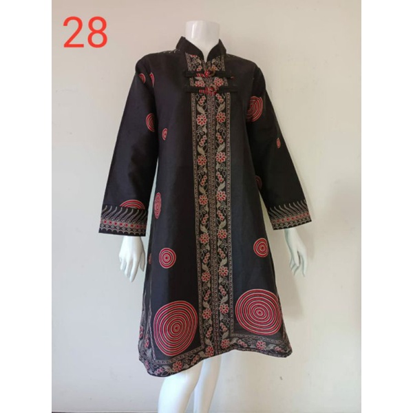 Jual 10 Tunik Batik Halus Full Furing / Batik Sragen / Batik Solo ...