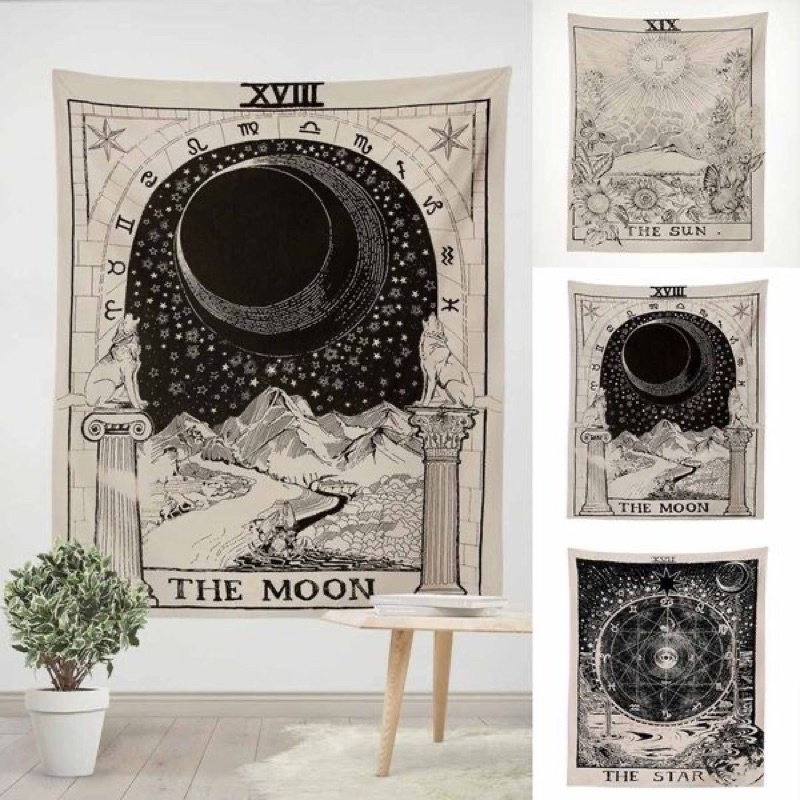 Mandala Tapestry Motif Tarot Magic