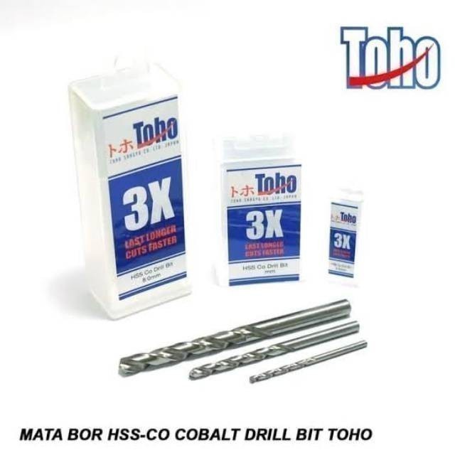 Jual Toho Mata Bor Besi Stainless Steel Hss Co Cobalt Mm Mm Mm