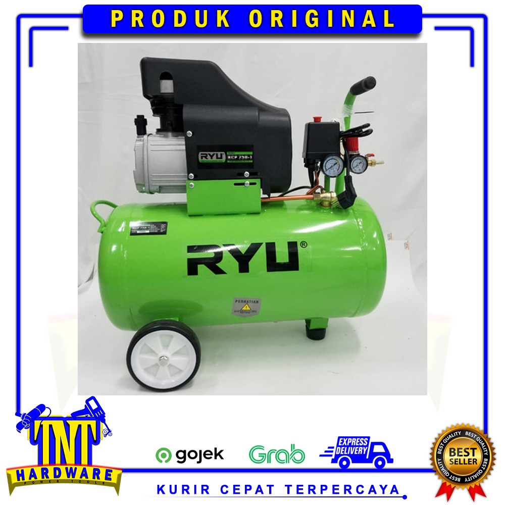 Jual RYU kompressor RCP 250-1 2,5HP 50Liter / portable compressor ryu ...