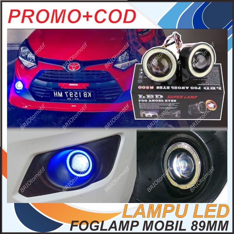 Jual Lampu Kabut Foglamp Proji Led Mobil Tembak Projektor Angel Eye Mm Inch Mode